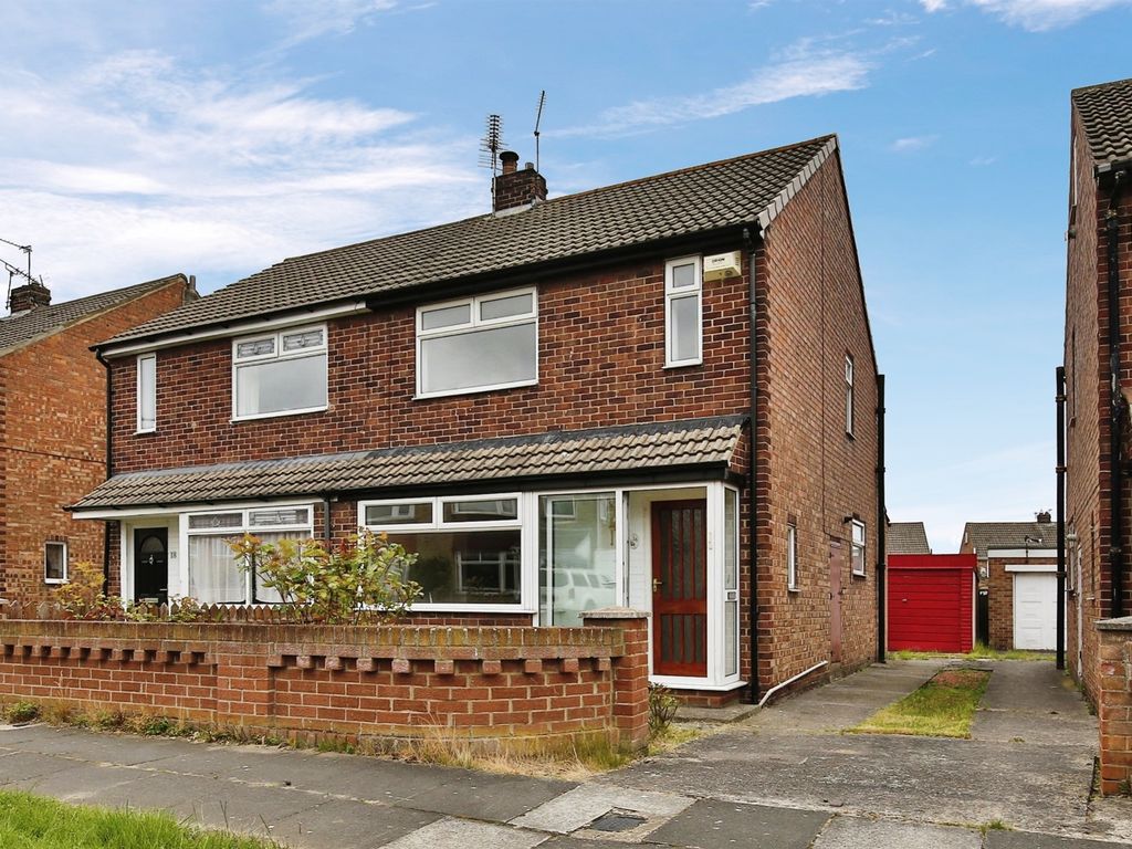 3 bed semidetached house for sale in Paignton Drive, Hartlepool TS25