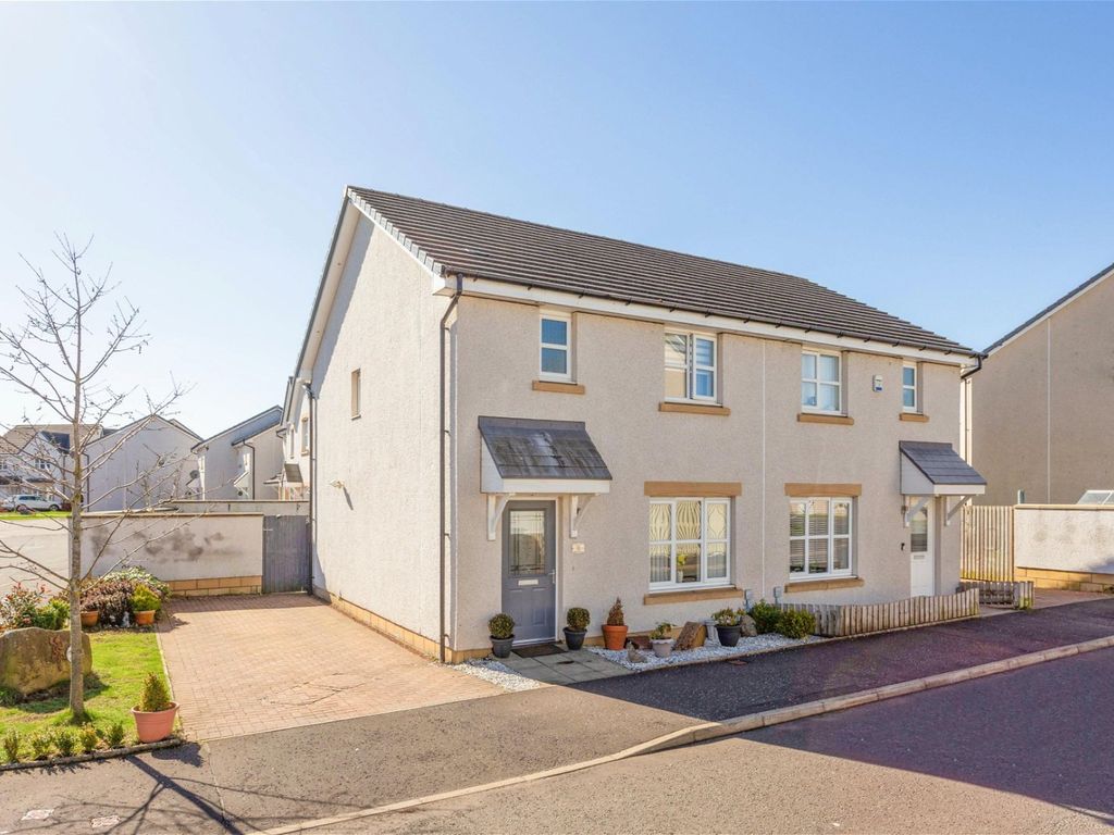 3 bed semidetached house for sale in Bisset Place, Bathgate, West