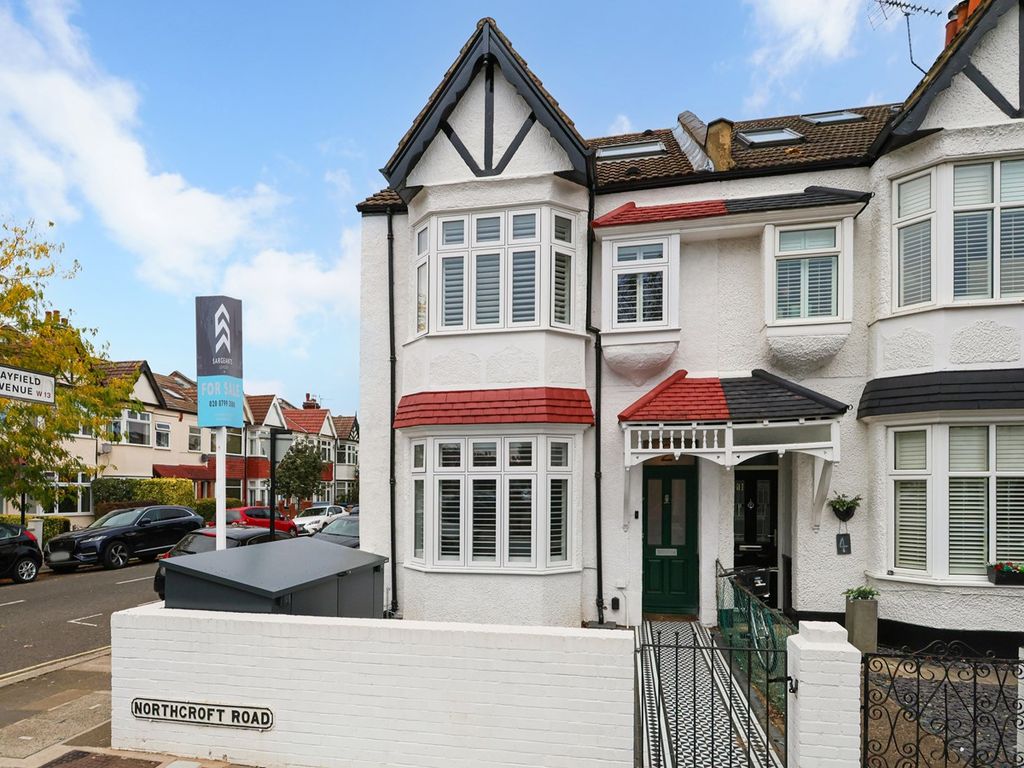 4 bed end terrace house for sale in Northcroft Road, Ealing W13, £