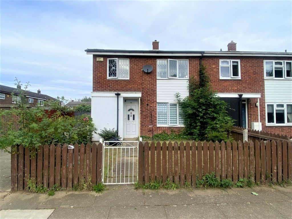 3 bed terraced house for sale in Binbrook Way, Grimsby DN37, £95,000
