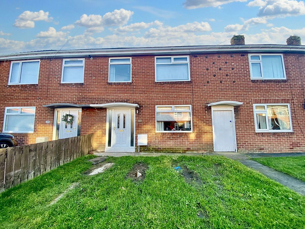 3 bed terraced house for sale in Coupland Road, Ashington NE63, £89,950