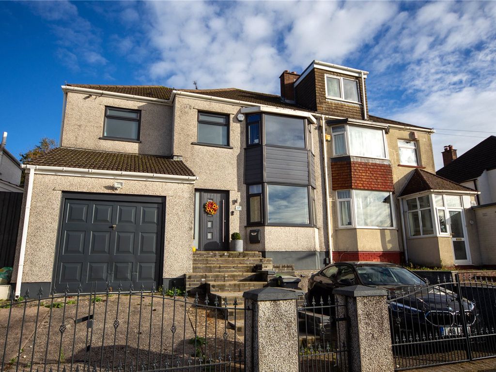 3 bed semidetached house for sale in Glastonbury Terrace, Llanrumney