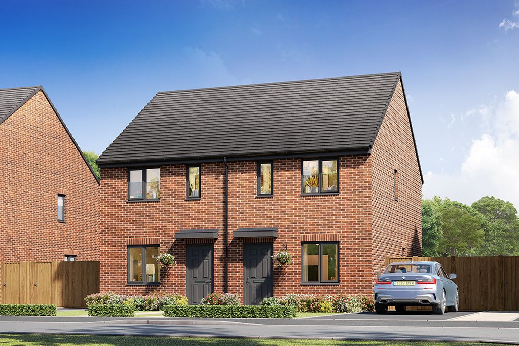 New home, 2 bed terraced house for sale in "The Adlington" at Sakura