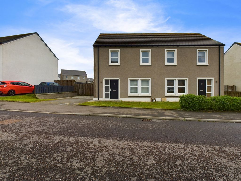 3 bed semidetached house for sale in Strachan Way, Peterhead AB42, £