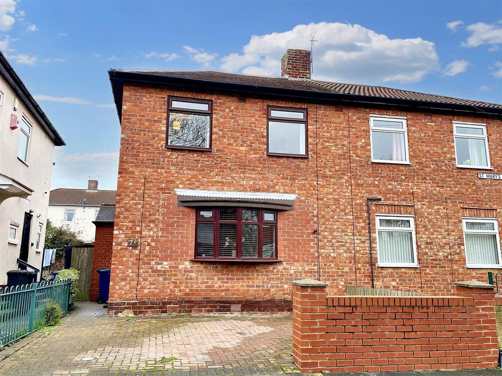 3 bed semidetached house for sale in St. Marys Avenue, South Shields