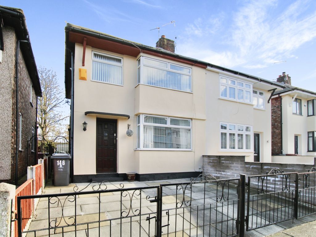 3 bed semidetached house for sale in Jeffereys Crescent, Liverpool L36