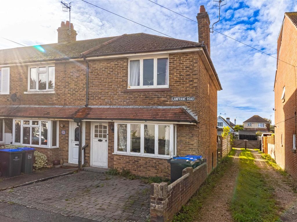 2 bed terraced house for sale in Lanfranc Road, Worthing BN14, £300,000