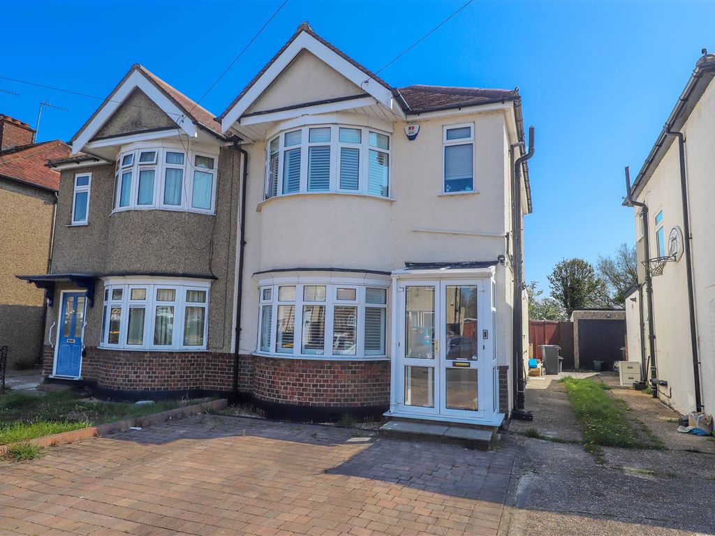 3 bed semidetached house for sale in Sussex Road, Ickenham UB10, £