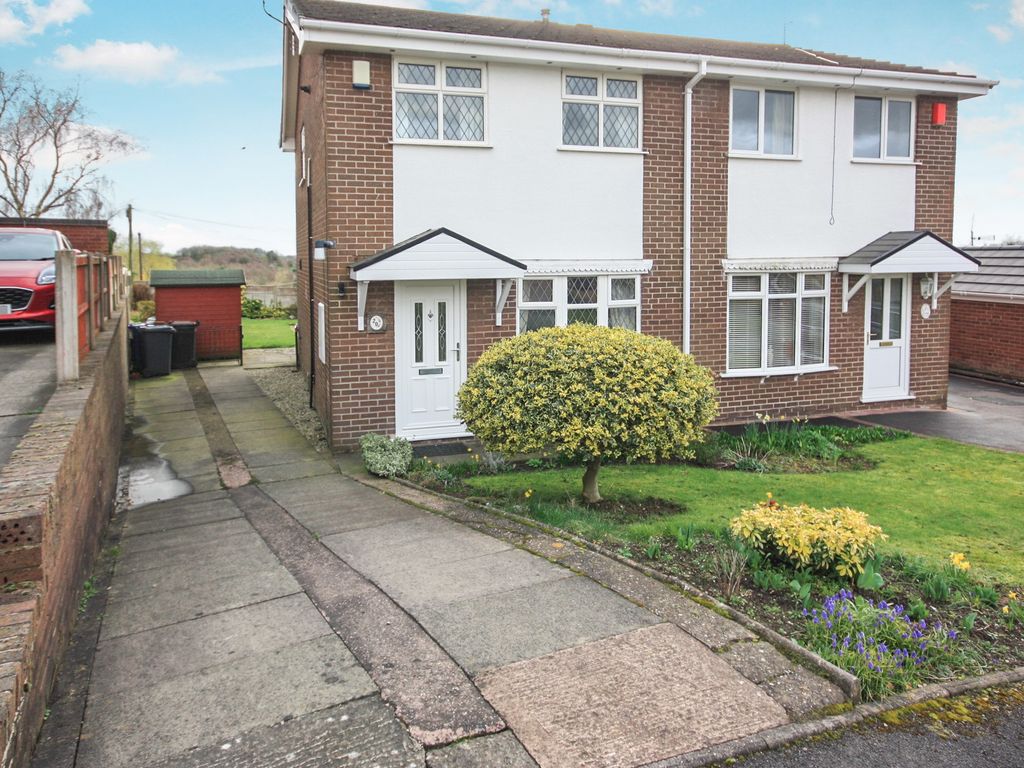 3 bed semidetached house for sale in Tilewright Close, Kidsgrove