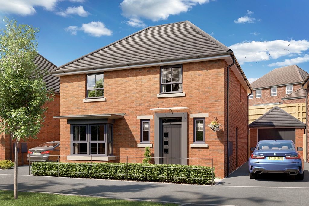 New home, 4 bed detached house for sale in "Kirkdale" at Inkersall Road