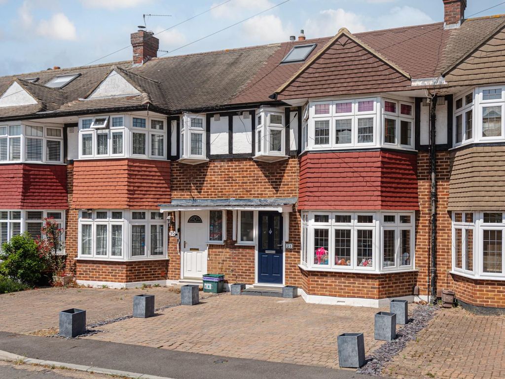 3 bed terraced house for sale in Cranmer Close, Morden SM4, £675,000