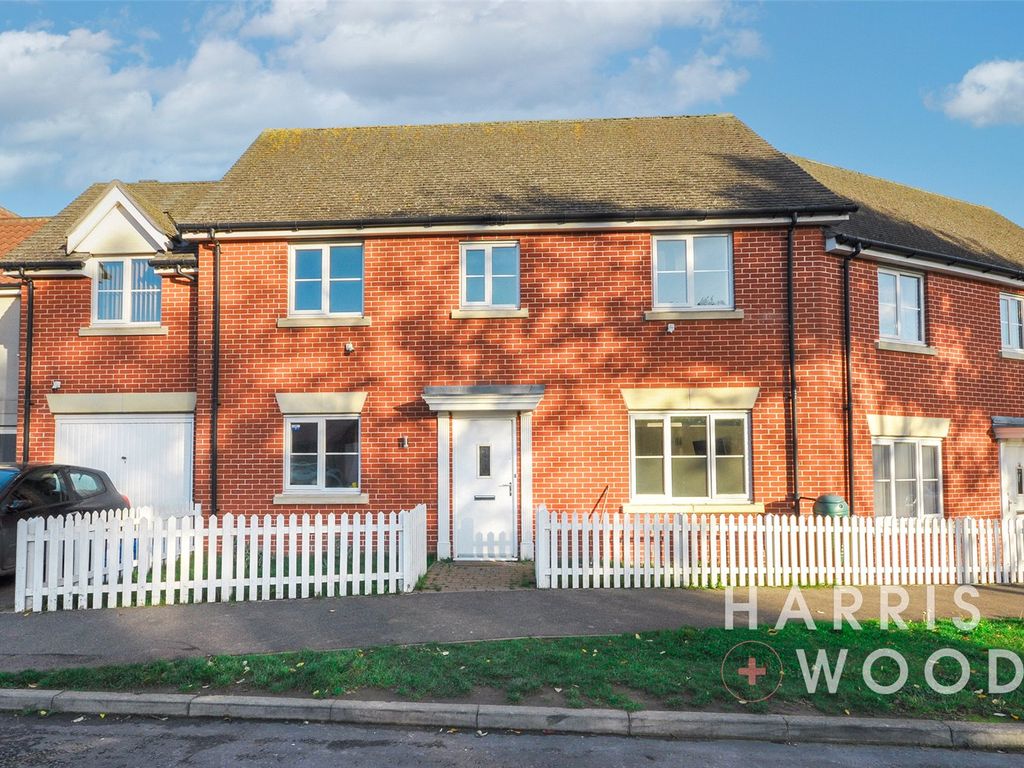 3 bed terraced house for sale in Crown Field Road, Glemsford, Sudbury
