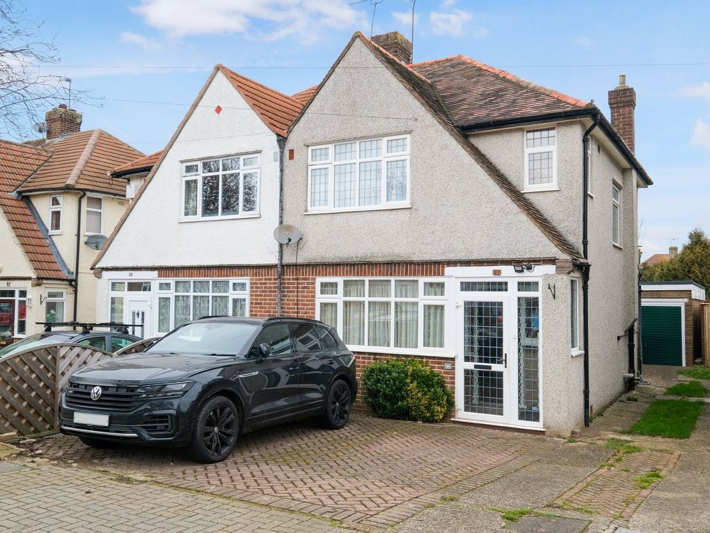 3 bed semidetached house for sale in Lodge Crescent, Orpington BR6