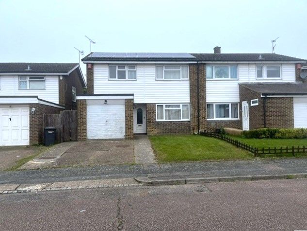 New home, 3 bed semi-detached house for sale in Redgrave Gardens, Luton ...