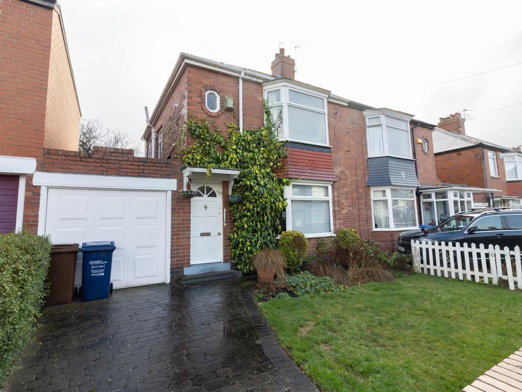 2 bed semidetached house for sale in Teviotdale Gardens, High Heaton, Newcastle Upon Tyne NE7