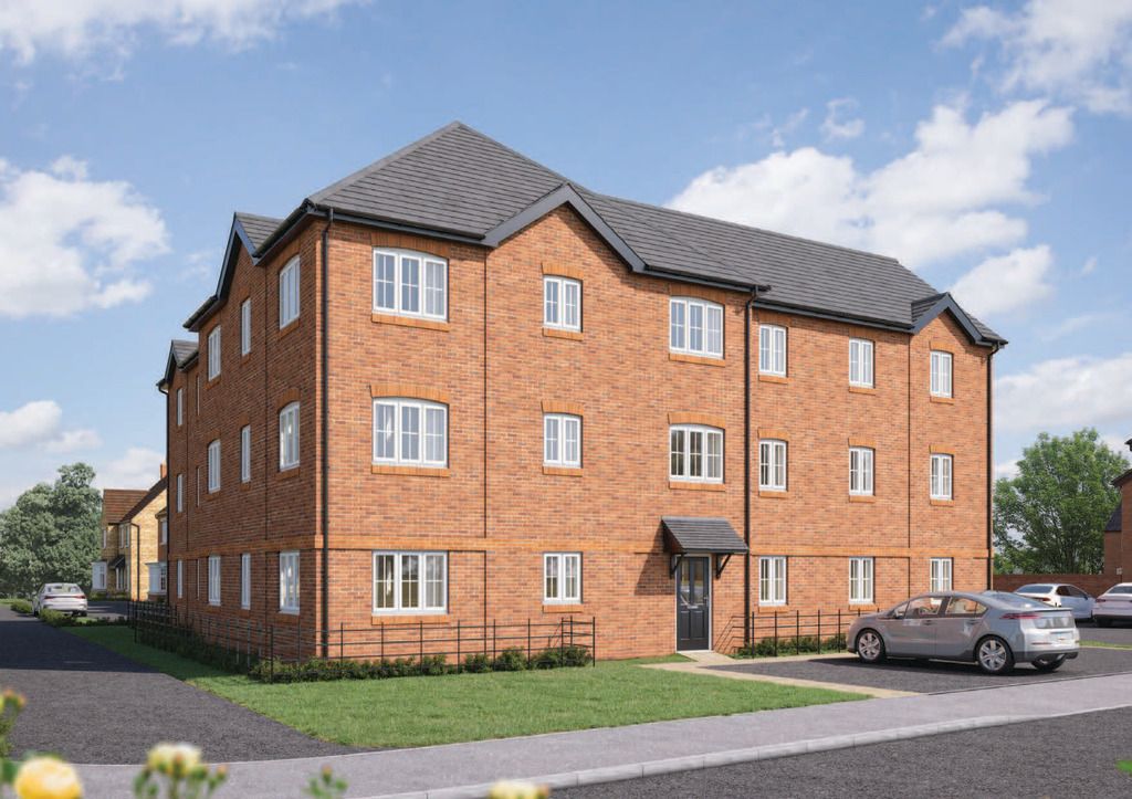 New home, 2 bed flat for sale in "The Bluebell" at Turnberry Lane, Collingtree, Northampton NN4