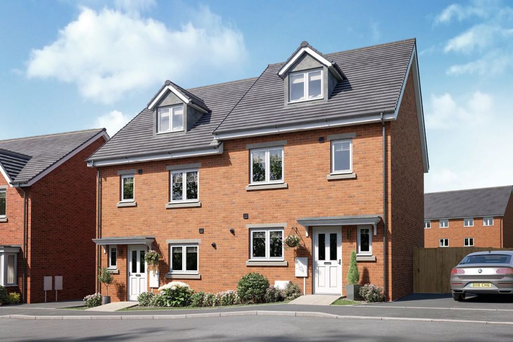 New home, 4 bed property for sale in "The Filey" at Fernhurst, Hawley Road, Camberley, Surrey