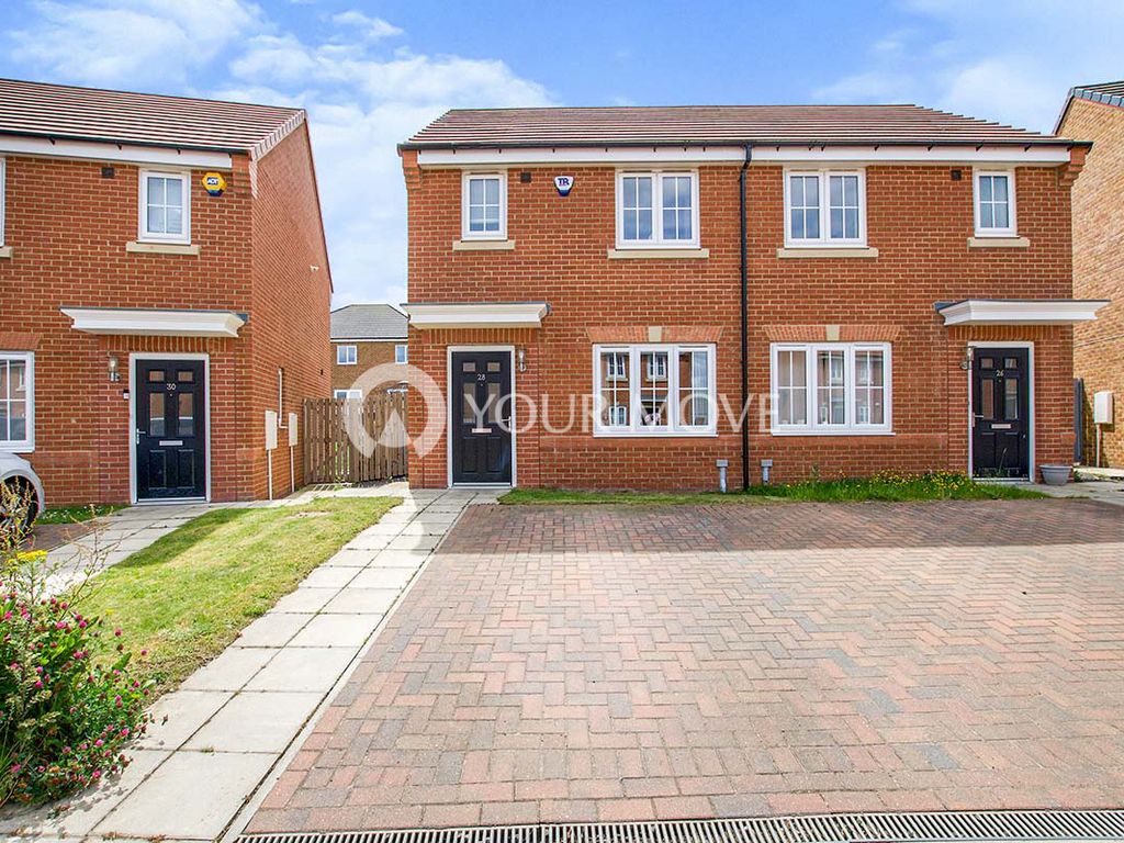 2 bed semidetached house for sale in Violet Drive, Blyth