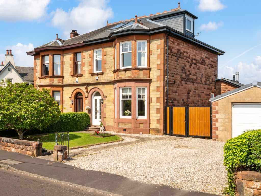 5 bed semidetached house for sale in Claremount Avenue, Giffnock, East