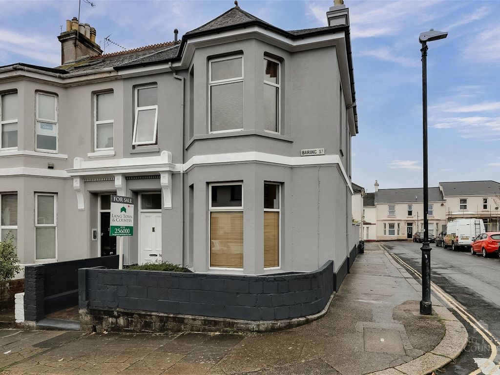 3 bed end terrace house for sale in Baring Street, Greenbank, Plymouth