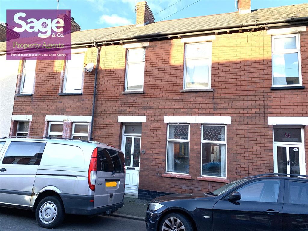 3 bed terraced house for sale in Collier Street, Newport NP19, £165,000