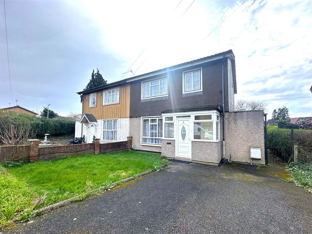 3 bed semidetached house for sale in Denbigh Drive, Hayes UB3, £