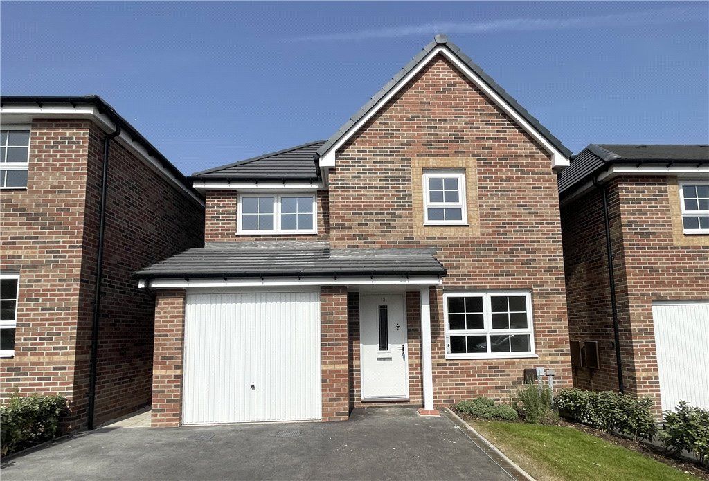 New home, 3 bed detached house for sale in Chalk Hill Way, Worksop ...