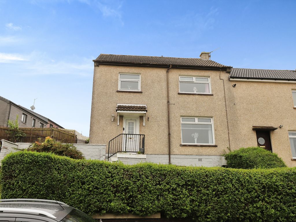 3 bed terraced house for sale in Cardross Crescent, Greenock PA15, £