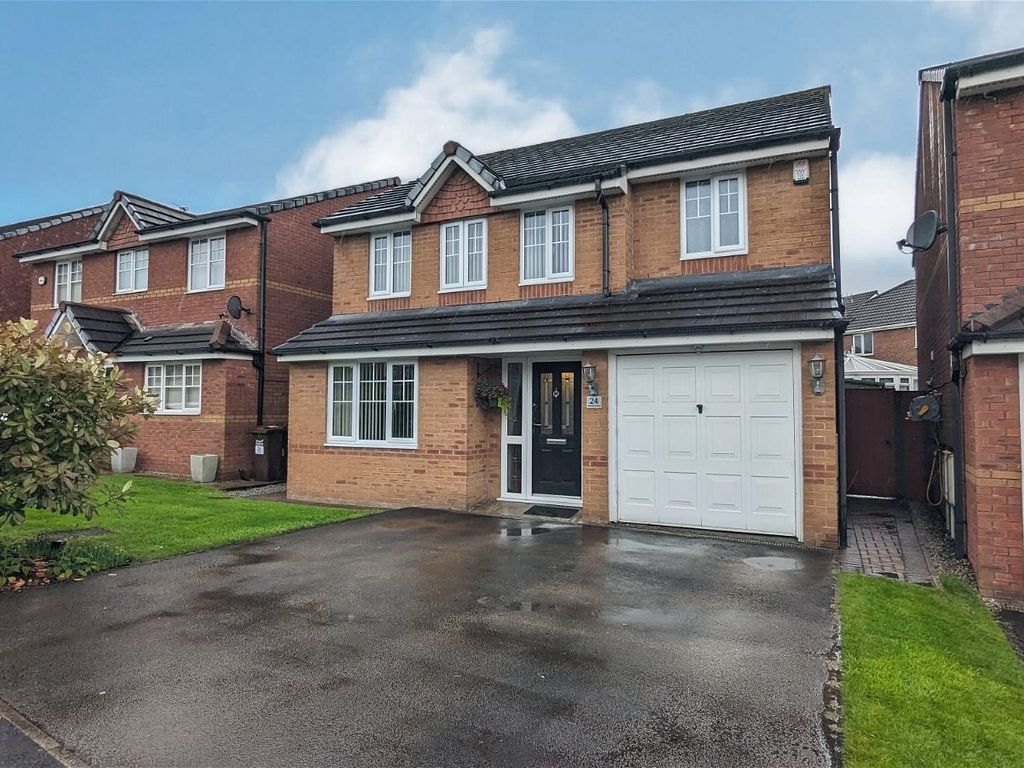 4 bed detached house for sale in Wilsham Road, Orrell, Wigan WN5, £