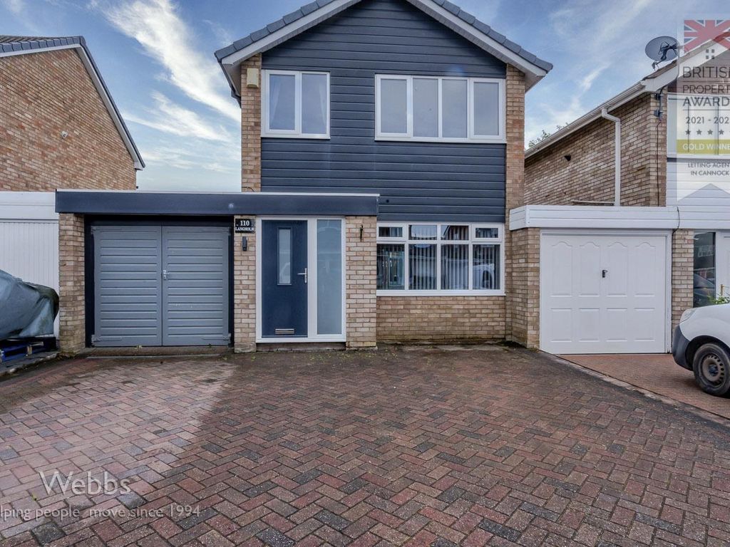 3 bed linkdetached house to rent in Langholm Drive, Heath Hayes