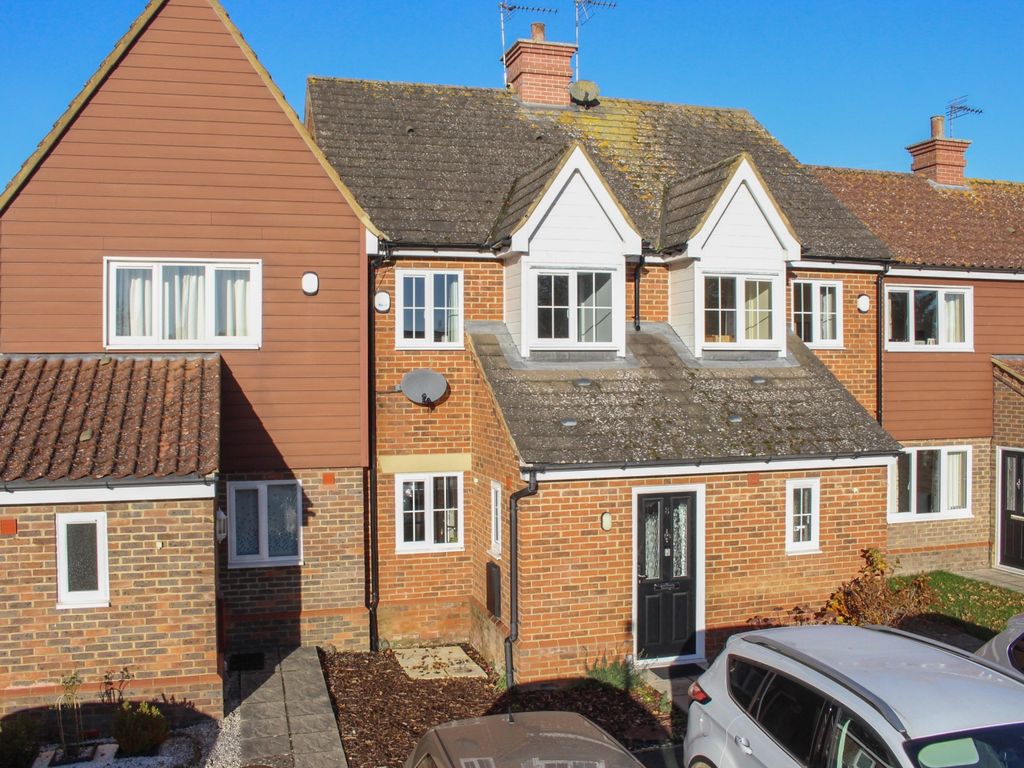 2 bed terraced house for sale in The Blackbirds Watling Street, Hockliffe, Leighton Buzzard