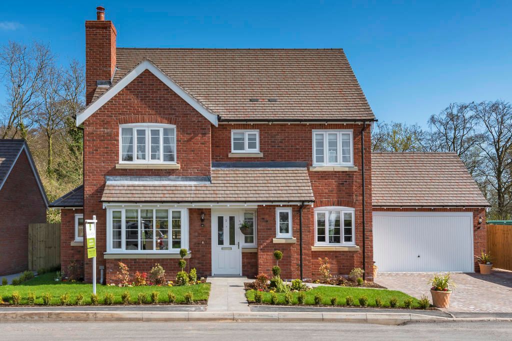 New home, 4 bed detached house for sale in Market Drayton Road, Loggerheads, Market Drayton TF9