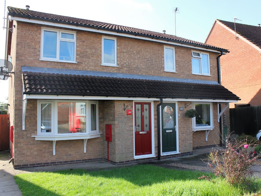 3 bed semidetached house for sale in Forryans Close, Wigston