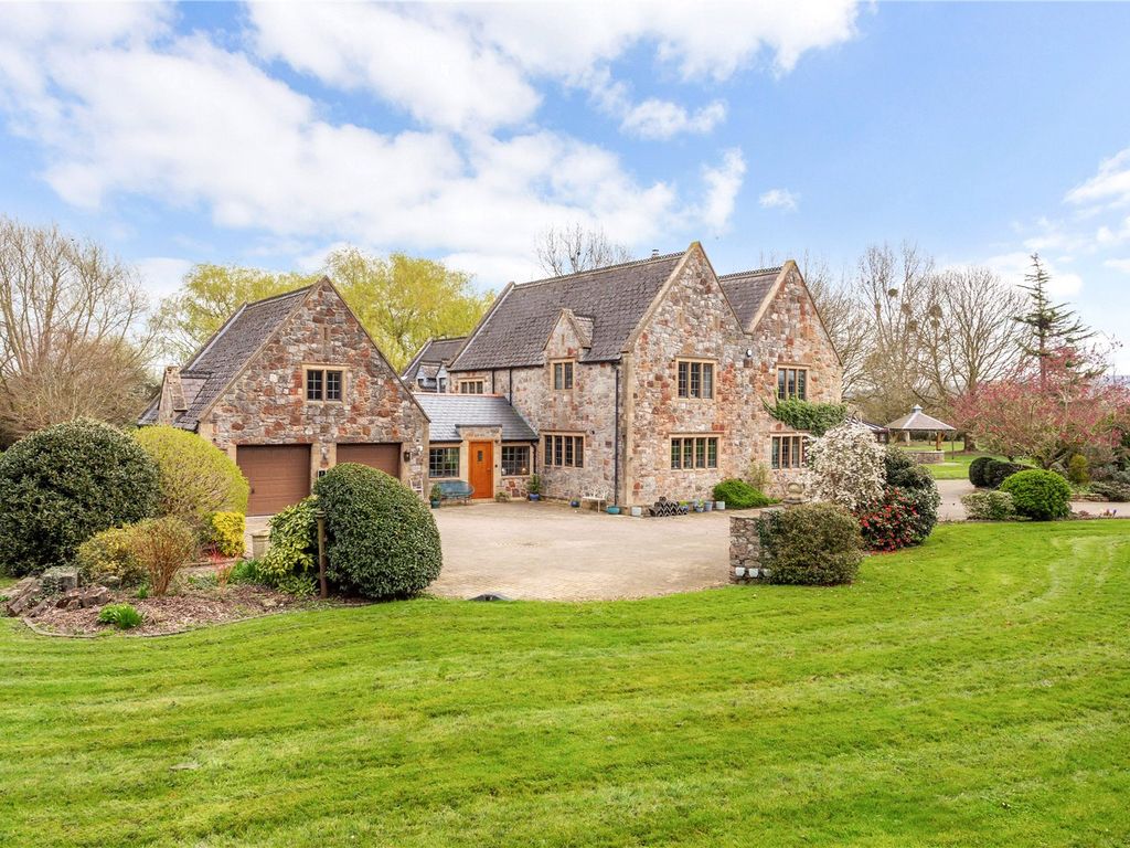 5 bed detached house for sale in Nye, Hewish, North Somerset BS24, £
