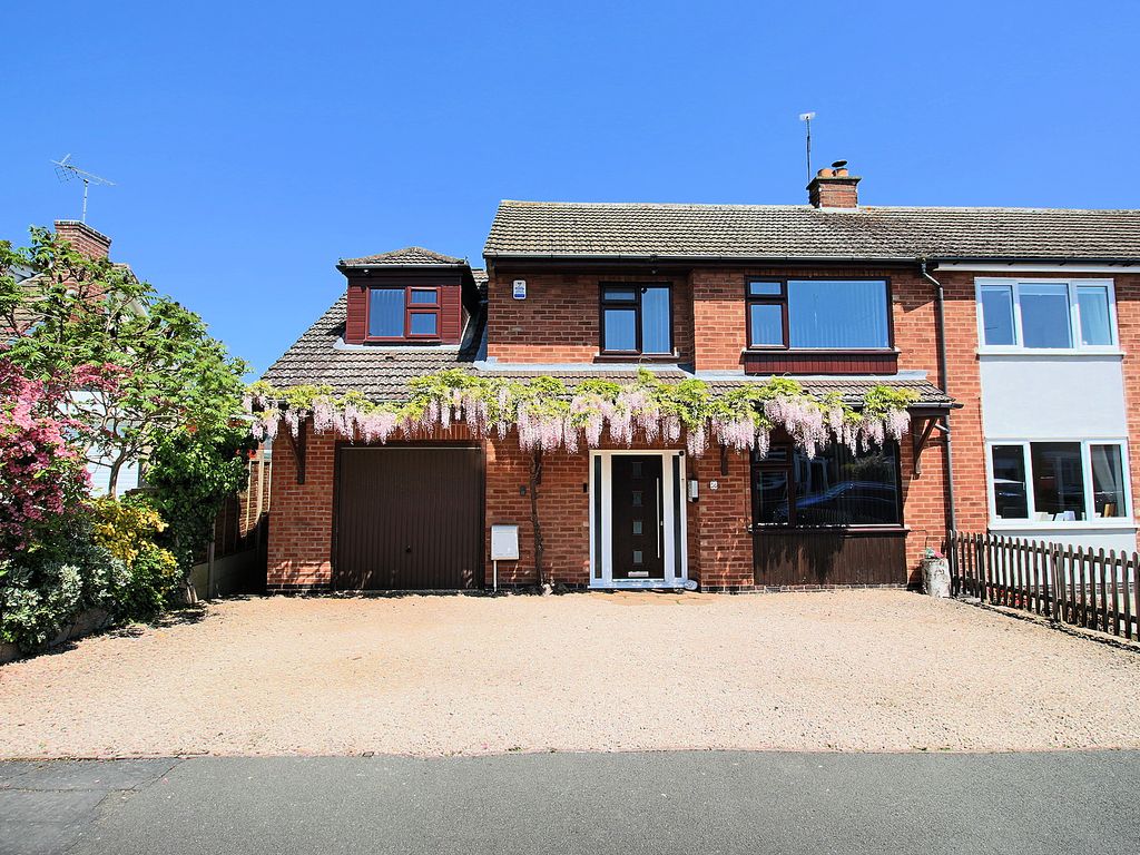 4 bed semidetached house for sale in Elmdale Road, Earl Shilton LE9