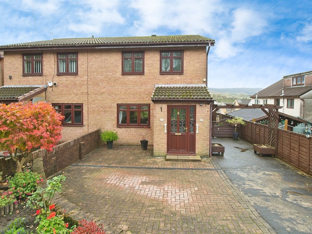 3 bed semidetached house for sale in Nant Yr Crynwydd, Maesteg CF34, £