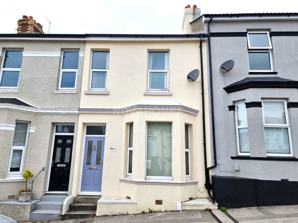 3 bed terraced house for sale in St Michael Avenue, Keyham PL2, £