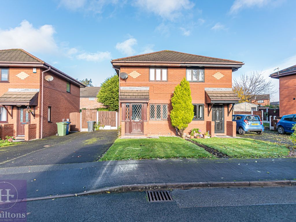2 bed semidetached house for sale in Carders Close, Leigh, Greater