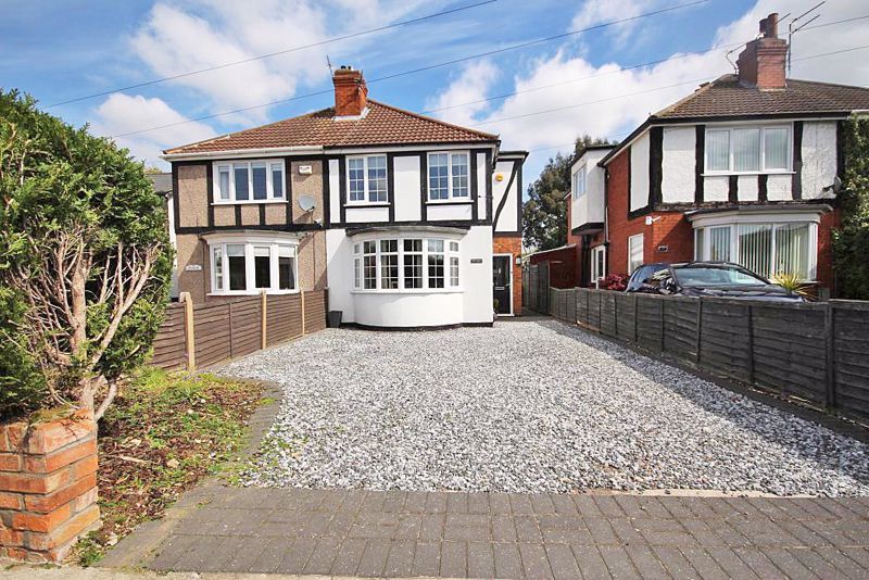 2 bed semidetached house for sale in Grantham Avenue, Scartho, Grimsby