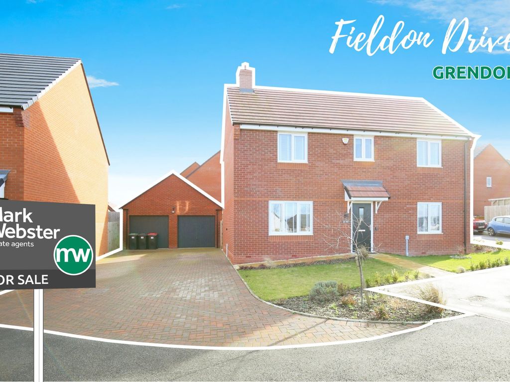 4 bed detached house for sale in Fieldon Drive, Grendon, Atherstone CV9