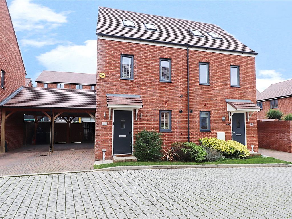 3 bed semidetached house for sale in Chalk Dene, Ebbsfleet Valley, Kent DA10, £