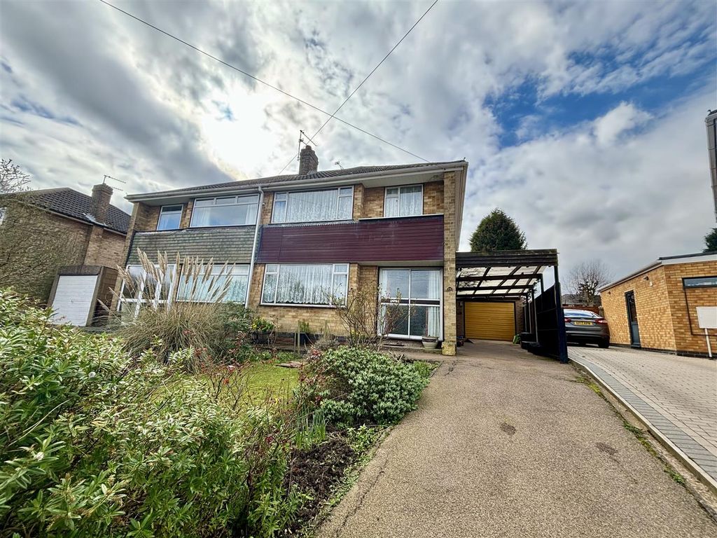 3 bed semidetached house for sale in Rosslyn Road, Whitwick