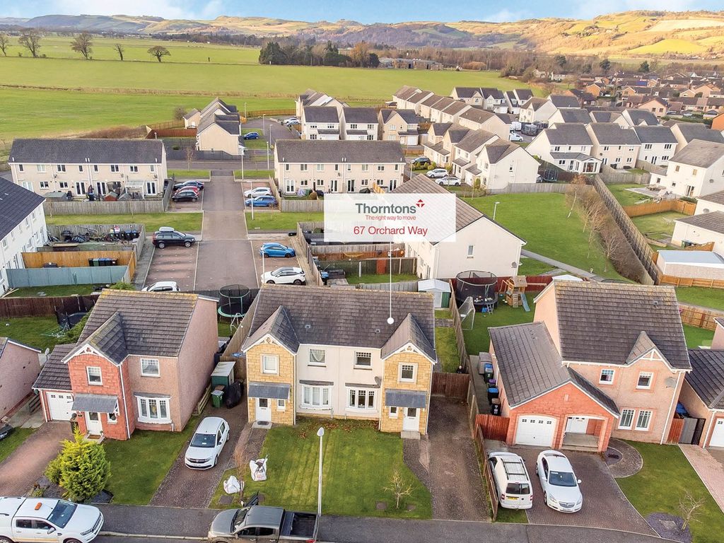 3 bed semidetached house for sale in Orchard Way, Inchture, Perth PH14