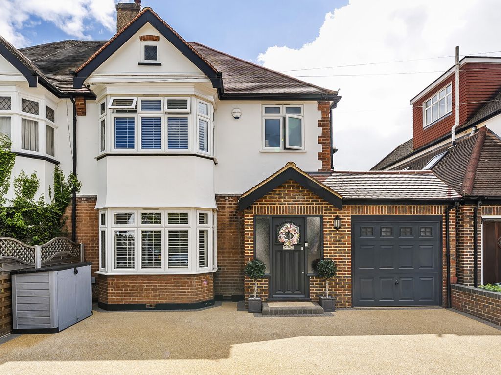 4 bed semidetached house for sale in Crossway, Petts Wood BR5, £