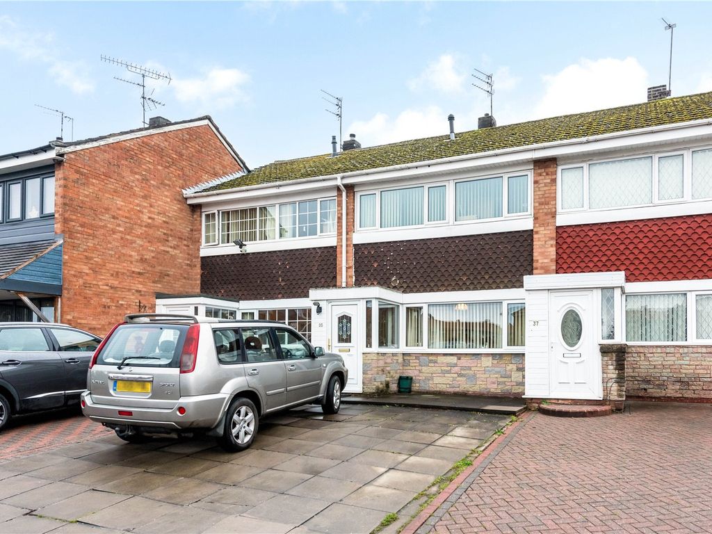 3 bed terraced house for sale in Aspen Way, Merridale, Wolverhampton, West Midlands WV3, £