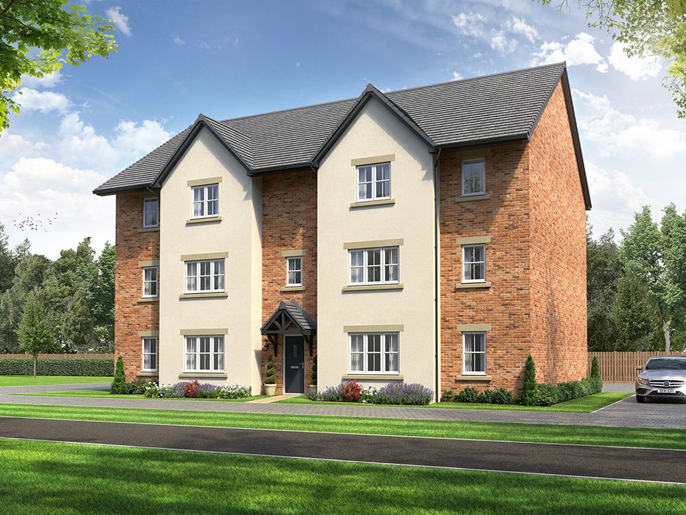New home, 2 bed flat for sale in "Westbury" at Sandybeck Way