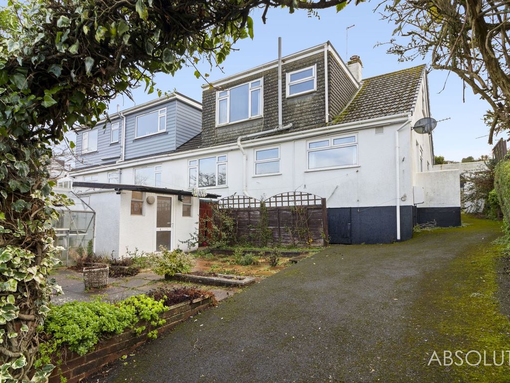 4 bed semidetached house for sale in Moor View, Marldon TQ3, £325,000