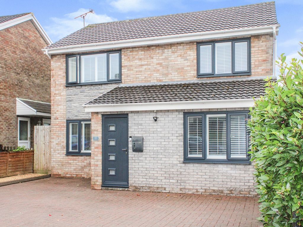4 bed detached house for sale in Heol West Plas, Coity, Bridgend County
