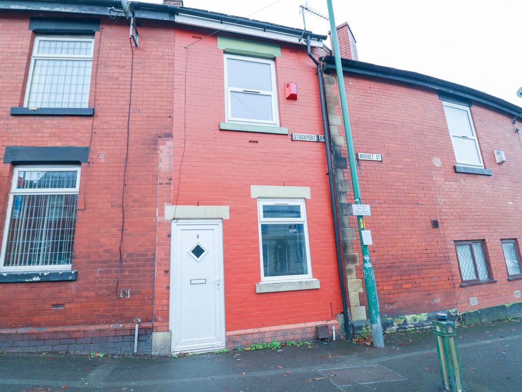 1 bed terraced house to rent in Stockport Road, Hyde, Cheshire SK14, £