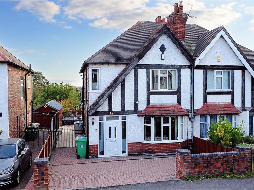 3 bed semidetached house for sale in Wimbledon Road, Nottingham NG5, £